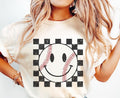 Retro Baseball Smiley Face Shirt, Ballpark Mom Game Day TShirt, Baseball Mama Shirt, Smile Face Baseball Crewneck Hoodie,...
