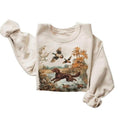 Retro Boykin Spaniel Retrieving Mallard Ducks Sweatshirt - 90s Vintage Cute Dog Breed Hunting Cotton Pullover Menswear...