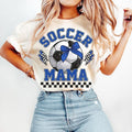 Retro Checkered Soccer Mama, Game Day, Soccer Coquette Shirt T-shirt Hoodie, Sweatshirt | CiraTrend.com