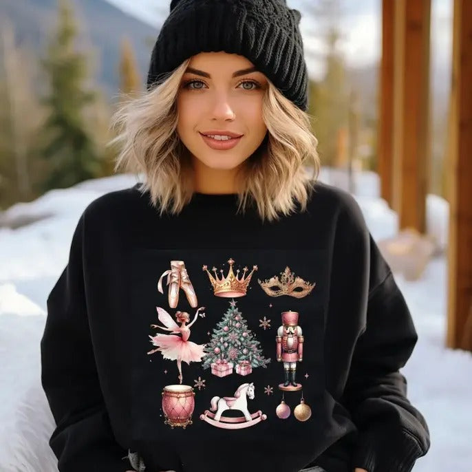 Retro Christmas Coquette Bow Shirt, Christmas Girly Shirt, Coquette Pink Christmas Shirt, Coquette Bow Santa Shirt, Retro...