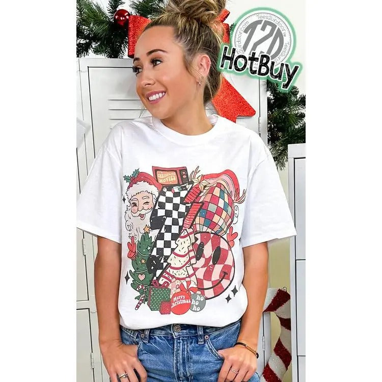 Retro Christmas Graphic T-Shirt Hoodie, Sweatshirt | CiraTrend.com