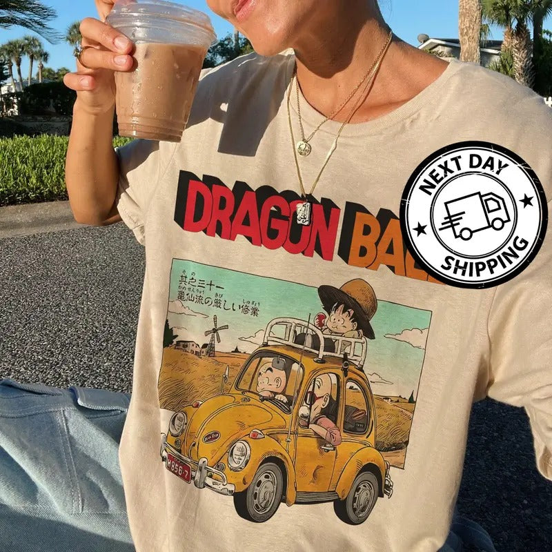 Retro Drag0nBall Tshirt, Anime Tshirtstyle{n002}2 Hoodie, Sweatshirt | CiraTrend.com