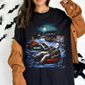 Retro Halloween Horror Movie Sweatshirt, Scream Sweatshirt, Horror Movies Characters Shirt, Halloween Sweatshirt Unisex...