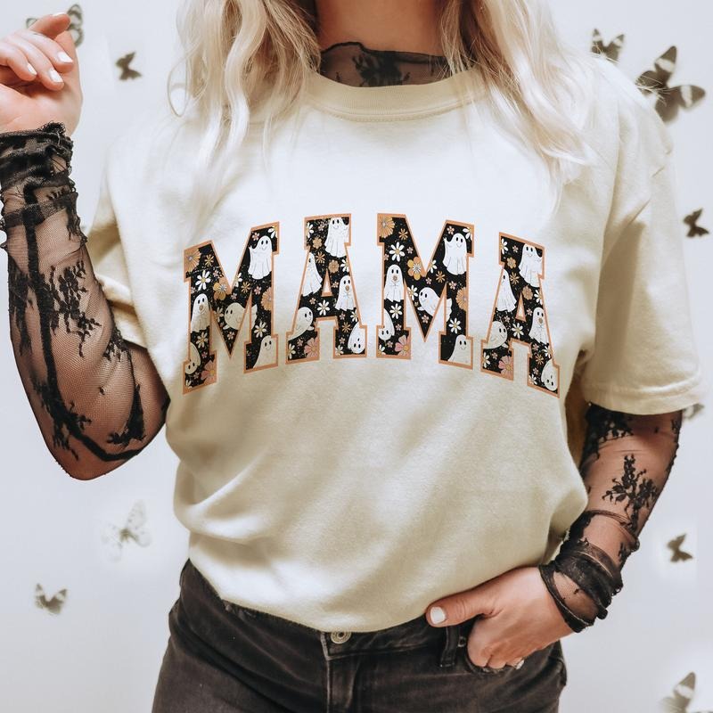 Retro Halloween Mama | Groovy Halloween | Hippie Halloween | Spooky Mama T-Shirts, Hoodie, Sweatshirt | CiraTrend.com