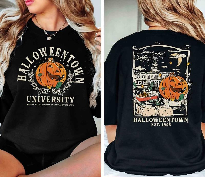 Retro Halloweentown University Est. 1998 Shirt, HalloweenTown Crewneck Sweater, Where Being Normal Is Vastly Overrated...