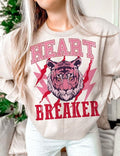 Retro Heartbreaker , Valentines Day Retro Trendy Crewneck Cotton Sweatshirt T-Shirts, Hoodie | CiraTrend.com