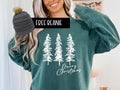 Retro Inspired Merry Christmas Trees Sweatshirt T-Shirts, Hoodie | CiraTrend.com