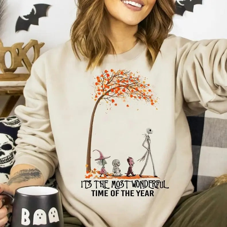 Retro It's the Most Wonderful Time of the Year Halloween T-shirt - Sweatshirt