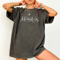 Retro Jesus Name Above All Names Comfort Colors Shirt, Faith Based Unisex Graphic Tee, Christian T-shirt For Women...