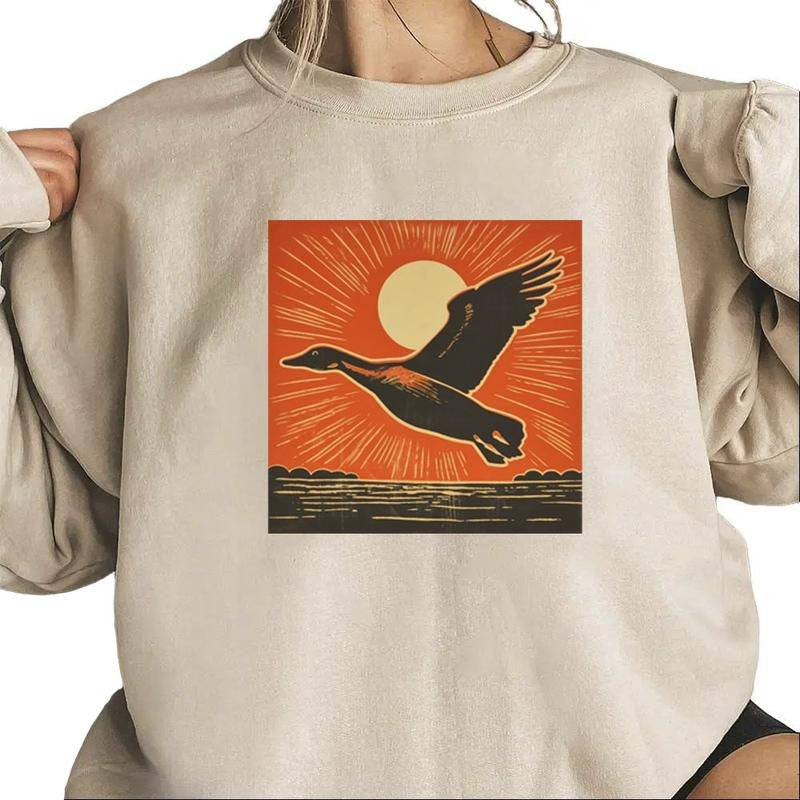 Retro Mallard Duck Hunting Hoodie T-shirt Sweatshirt Unisex Cute Gift for Hunters #a2501 Cotton Womenswear | CiraTrend.com