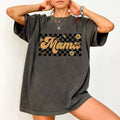 Retro Mama Shirt, Vintage Mom Checkerboard Graphic Printed Tshirt, Casual Style, Gifts For Mom, Mom Birthday Gift, Cute...