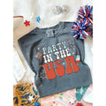 Retro Party in the USA T shirt  | Pepper comfort colors t shirt | Cute 4th of July Shirt Hoodie, Sweatshirt | CiraTrend.com