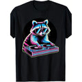 Retro Raccoon DJ Fun Raccoon T-shirt Made in USA Hoodie, Sweatshirt | CiraTrend.com