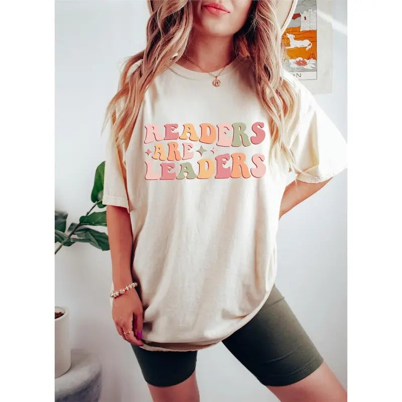 Retro Readers Are Leaders Shirt, Cute Teacher Appreciation, Funny Back to School Shirt, Team Elementary School Teacher ...