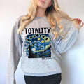 Retro Starry Night & Totality Solar Eclipse Of April 8, 2024 T-shirt, 2024 Print T-Shirt, Moon Astronomy Hoodie, Sweatshirt