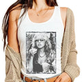 Retro Stevie Nicks Tank Top, Stevie Graphic Tee, HOT Music Tour, Stevie Nicks Women's Ideal Racerback Tank Hoodie, Sweatshirt