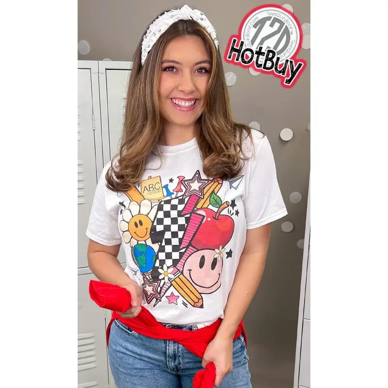 Retro Teacher Vibes Graphic T-Shirtstyle{n002}2 T-Shirts, Hoodie, Sweatshirt | CiraTrend.com