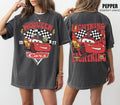 Retro Two Side McQueen Cars Shirt, Cars Movie T-Shirt, Lightning McQueen Shirt, Piston Cup Champion Shirt, Lightning...