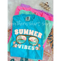Retro summer vibes T shirt  | lagoon blue comfort colors t shirt Hoodie, Sweatshirt | CiraTrend.com