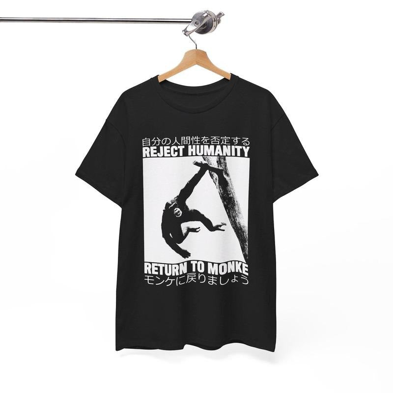 Return to Monke Japanese T-Shirt Hoodie, Sweatshirt | CiraTrend.com