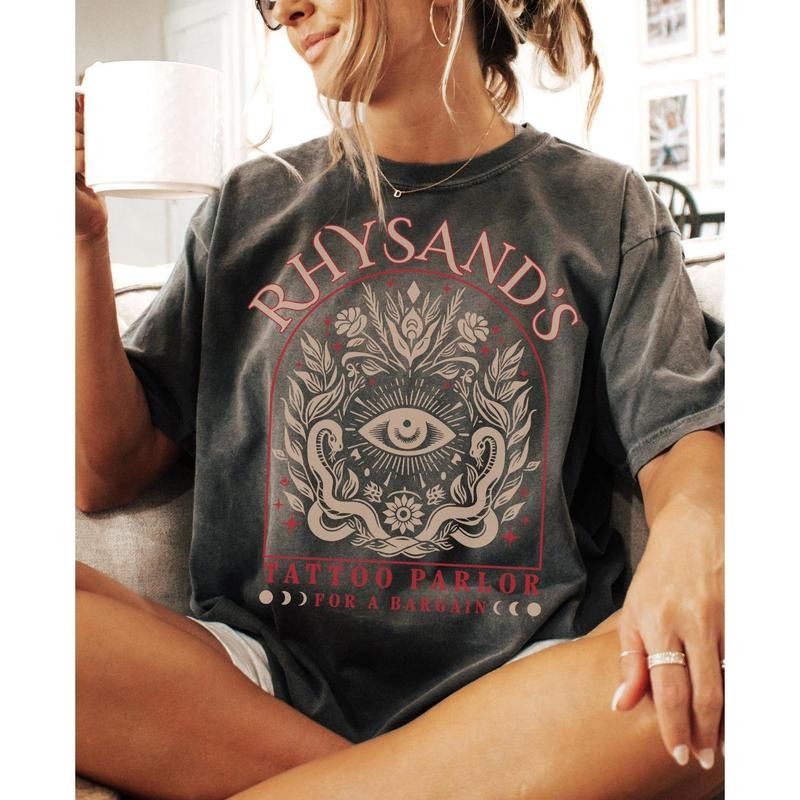 Rhysand's Tattoo Parlor, ACOTAR T-Shirt Hoodie, Sweatshirt | CiraTrend.com
