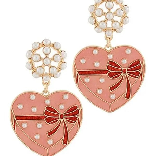 Ribbon Covered Heart Earrings T-Shirts, Hoodie, Sweatshirt | CiraTrend.com