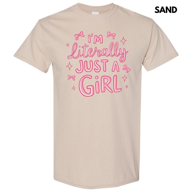 Ribbon Just A Girl Gildan Short Sleeve T-Shirt 'NLB' Hoodie, Sweatshirt | CiraTrend.com