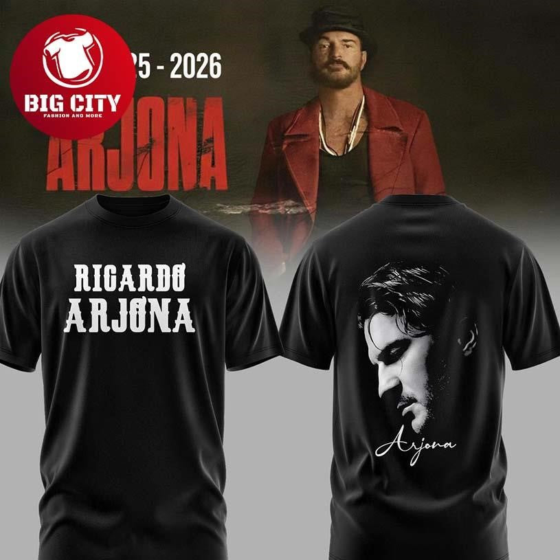 Ricardo Arjona Lost Americana Tour 2026 Two Sided Shirt