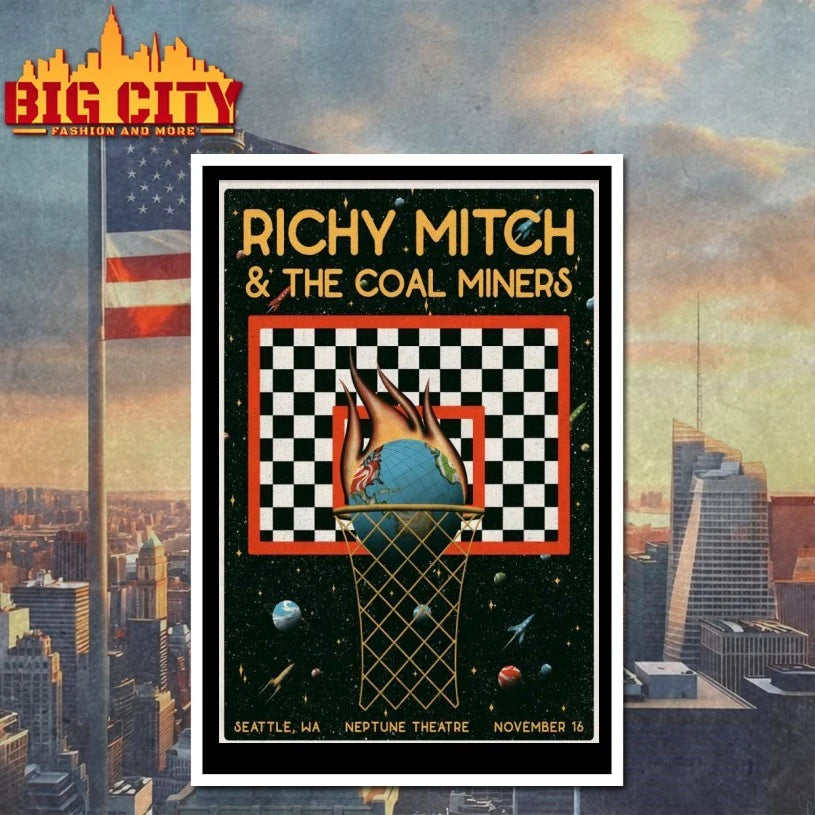 Richy Mitch And The Coal Miners In Seattle WA On Nov 16 2025 Poster shirt