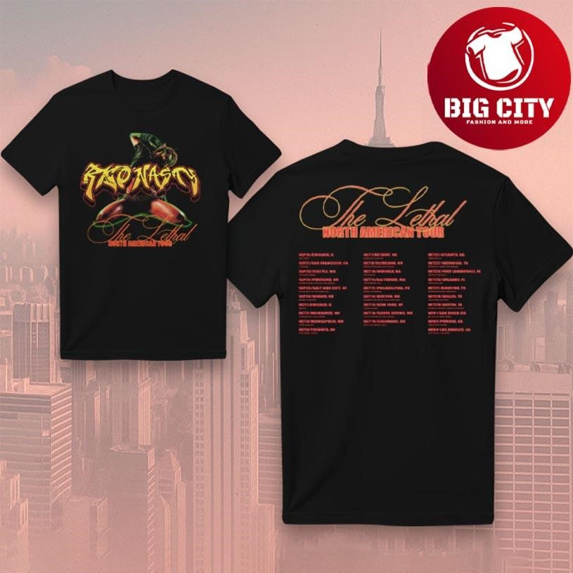 Rico Nasty Lethal North American Tour Two Sided Shirt