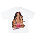 Rihanna Pink Kitty Vibrant Graphic T-Shirt Hoodie, Sweatshirt | CiraTrend.com
