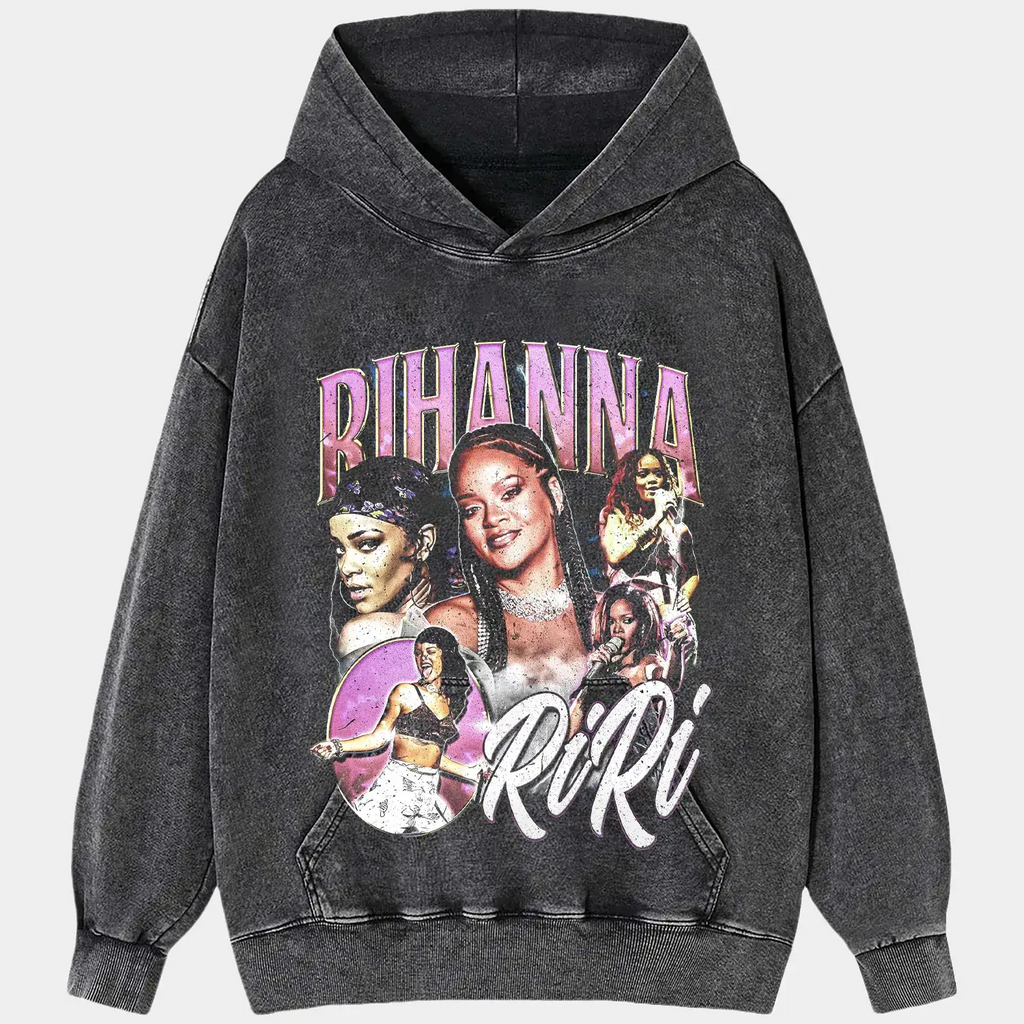 Rihanna 'RiRi' Tee Hoodie, Sweatshirt | CiraTrend.com (Image 2)