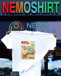 Rio de Janeiro Samus Aran starlight flip-flops shirt