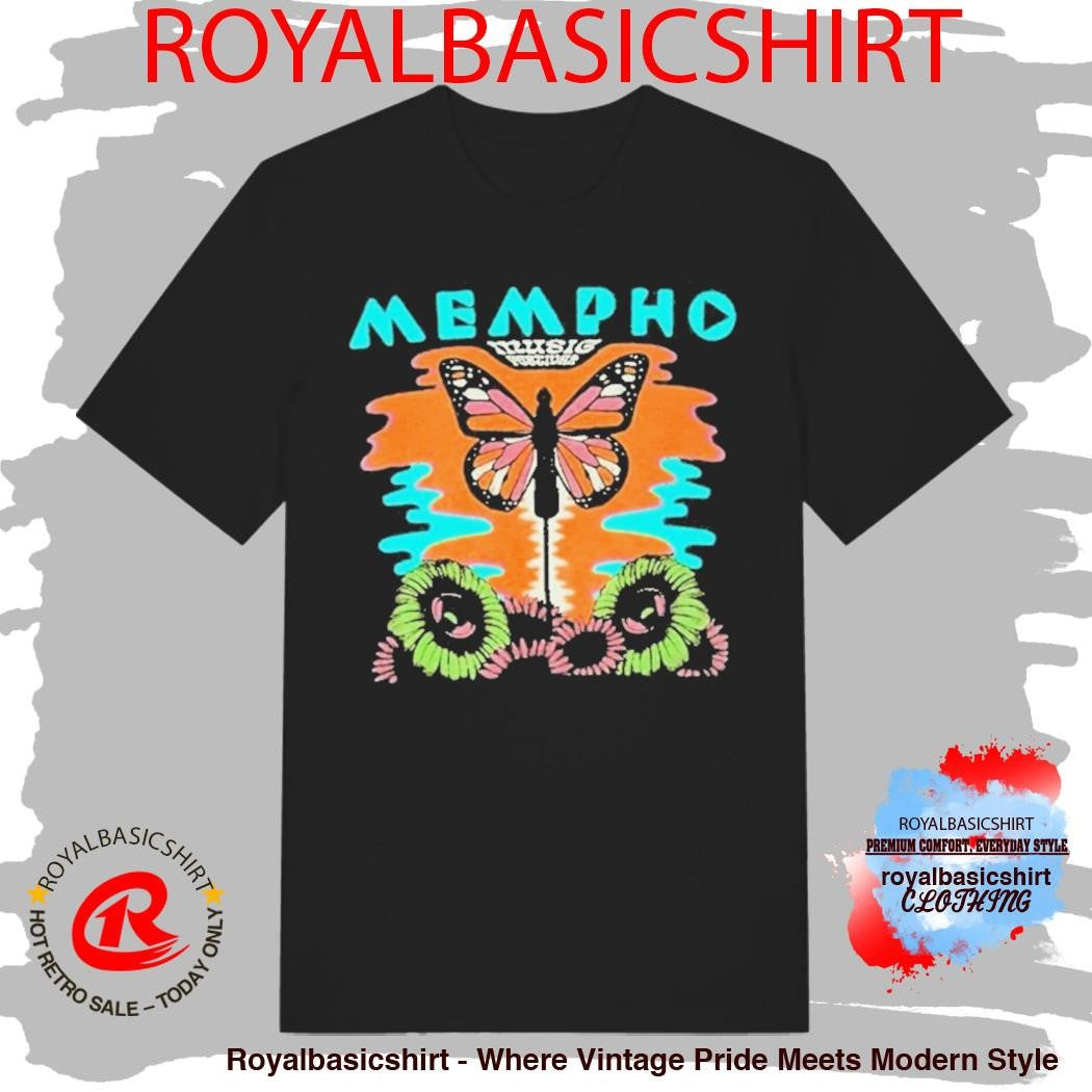 RiverBeat Music Festival Mempho Butterfly Shirt