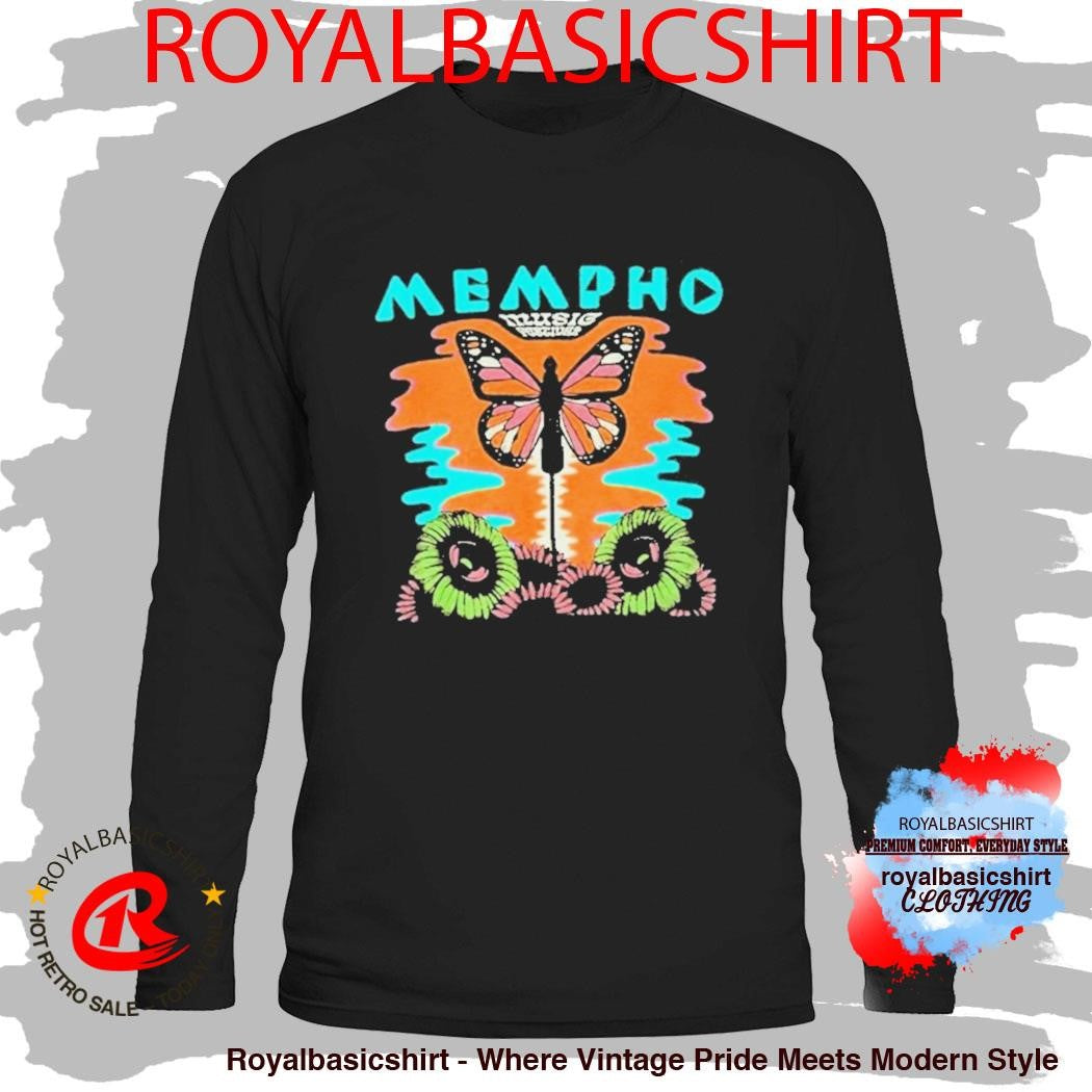 RiverBeat Music Festival Mempho Butterfly Shirt