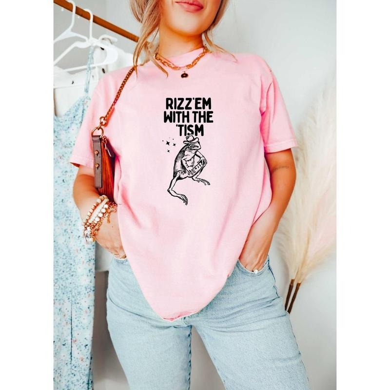 Rizz Em with The Tism Funny Hoodie and Sweater; T-shirt Sweatshirt | CiraTrend.com