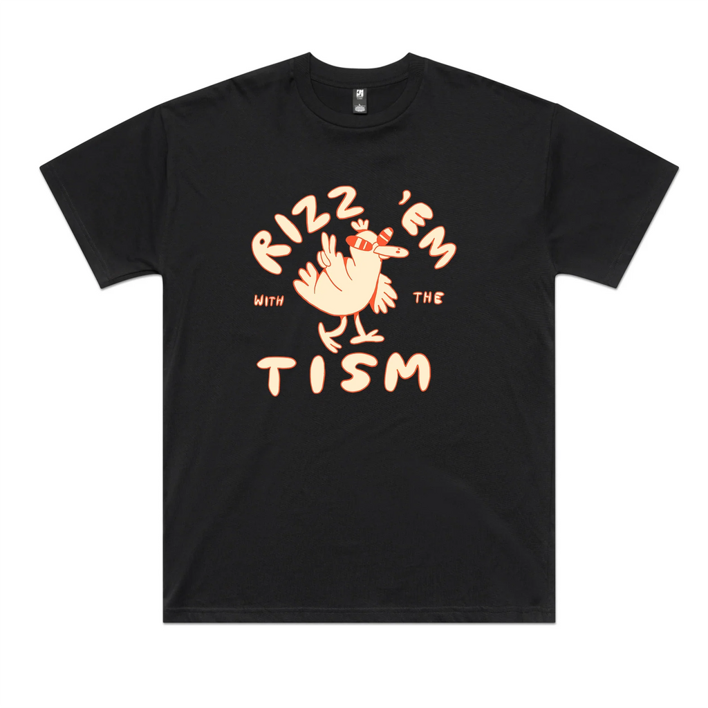 Rizz 'Em With The 'Tism Oversized Tee Hoodie, Sweatshirt | CiraTrend.com (Image 2)
