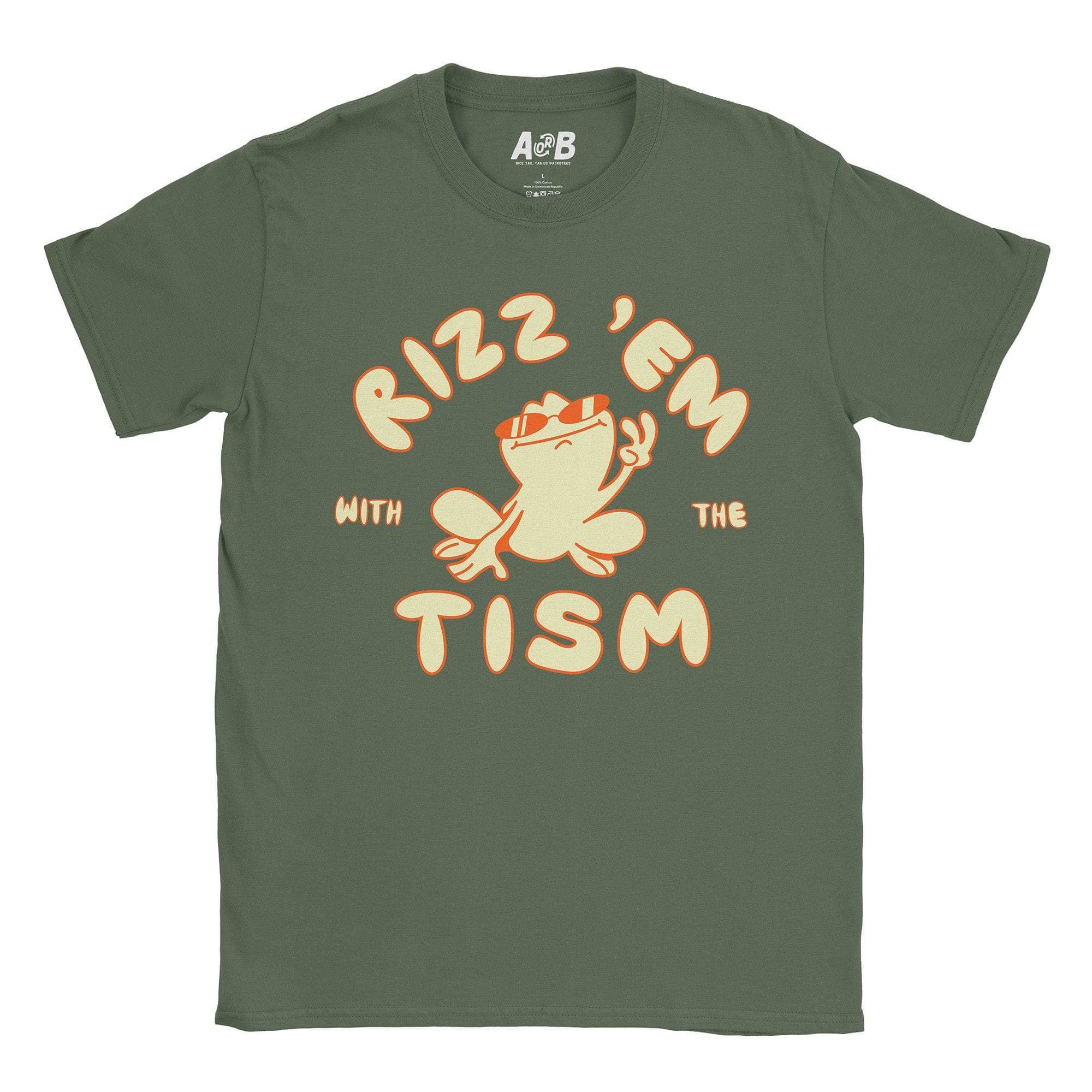 Rizz 'Em Tism T-Shirt Hoodie, Sweatshirt | CiraTrend.com (Image 1)