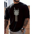 Rock On Guitar Neck Rock & Roll Skeleton T-Shirt Men Made in USA Hoodie, Sweatshirt | CiraTrend.com