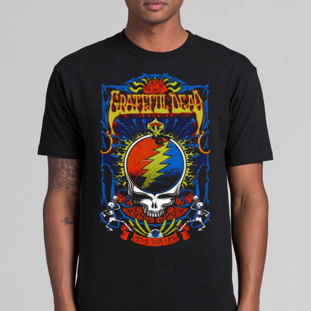 Grateful Dead T-Shirt Band Family Tee Music Rock And Roll