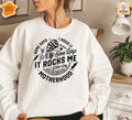 Rocking Motherhood Sweatshirt, Some Days I Rock It Some Days It Rocks Me Sweatshirt, Halloween Skeleton Mom Sweater,...