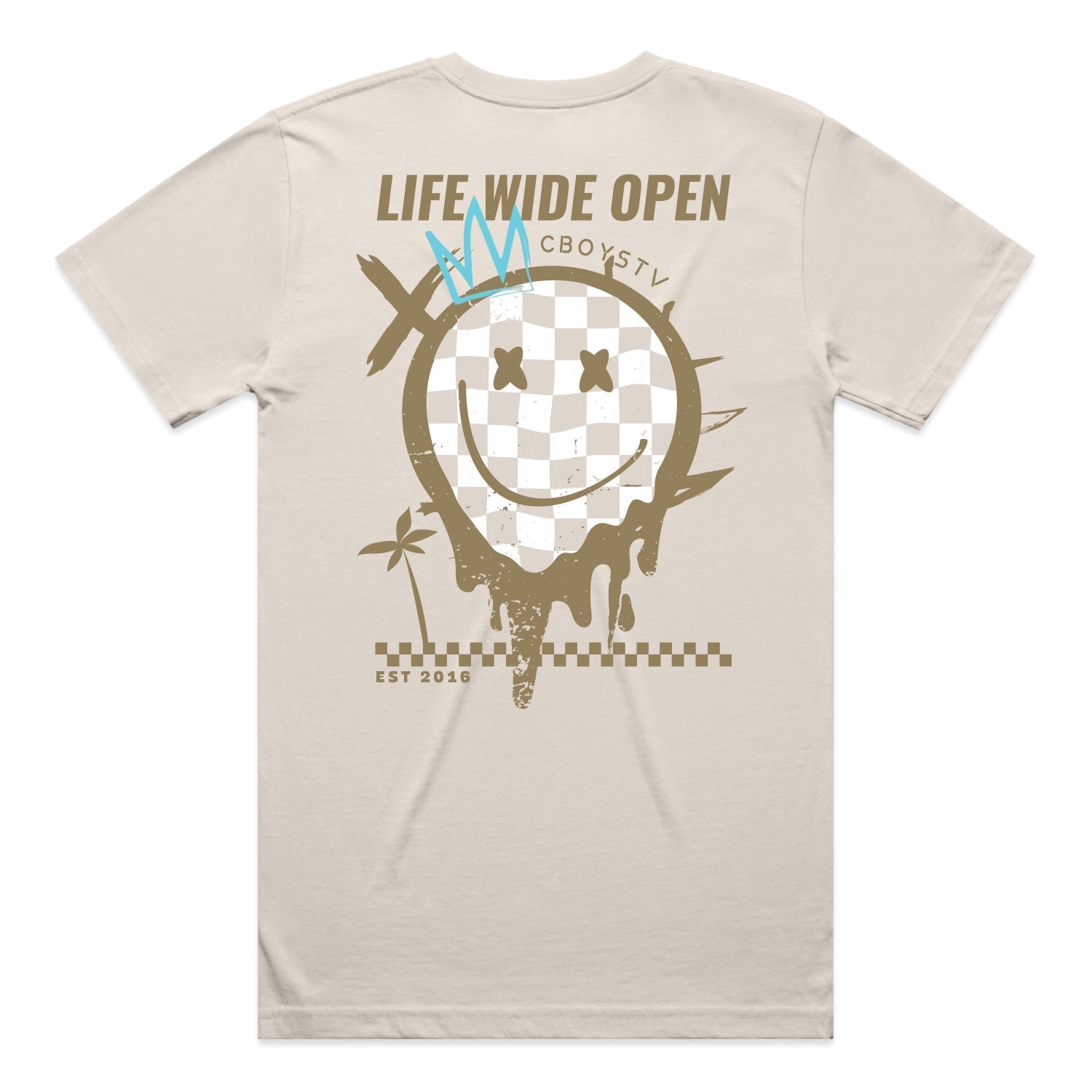 Tan Rockstar Tee Hoodie, Sweatshirt | CiraTrend.com (Image 1)