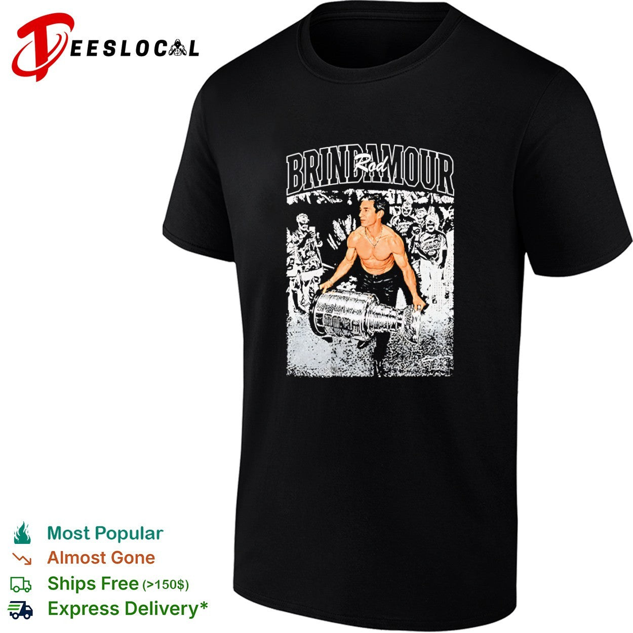 Rod BrindAmour Carolina Hurricanes NHL Stanley Cup Champion Commemorative shirt