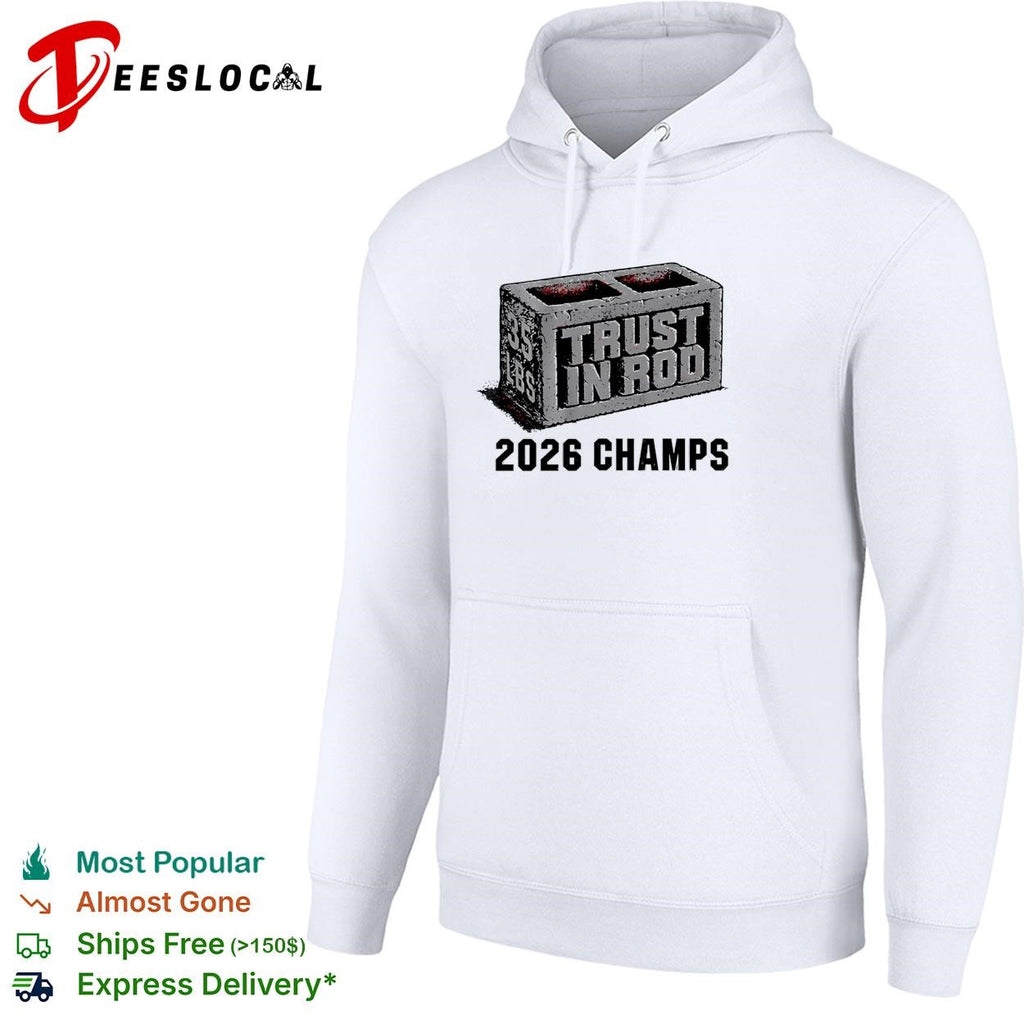 Rod Brind’Amour Carolina Hurricanes Trust in Rod 2026 35lbs champs shirt