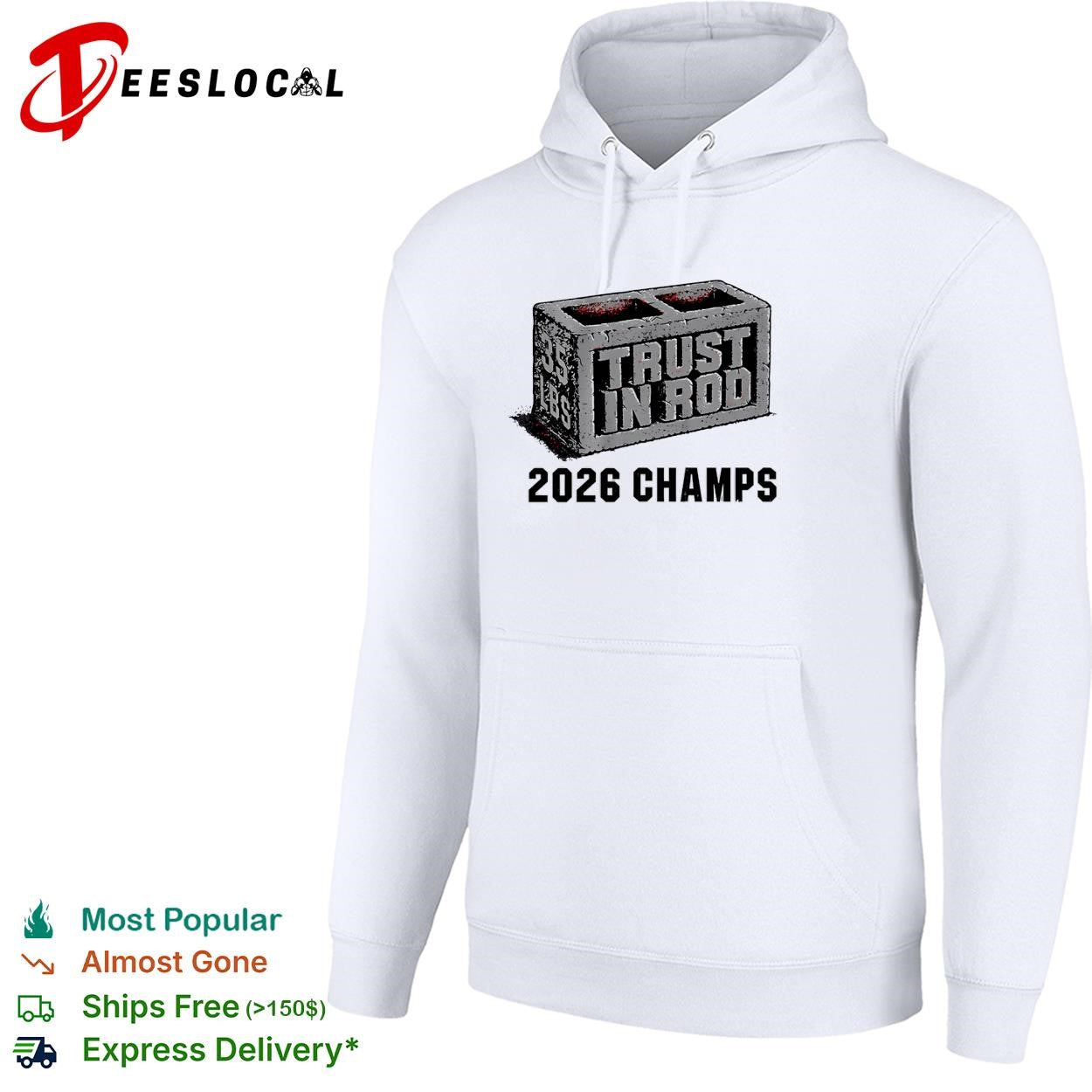 Rod Brind’Amour Carolina Hurricanes Trust in Rod 2026 35lbs champs shirt