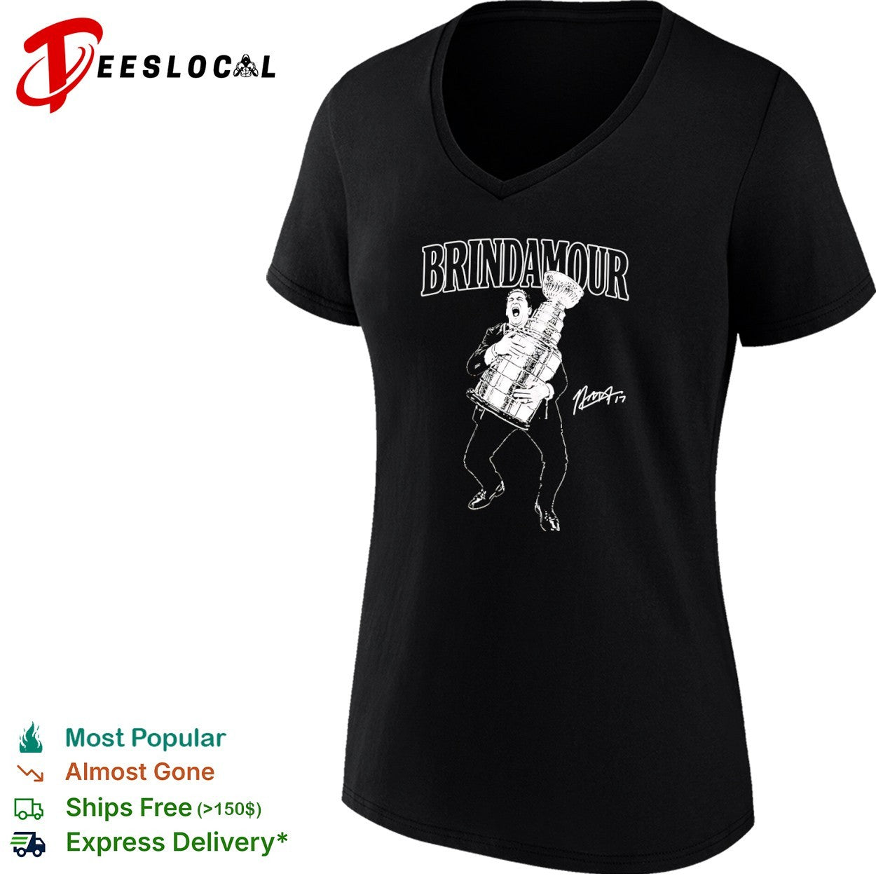 Rod Brindamour Carolina Hurricanes NHL Stanley Cup Celebration shirt
