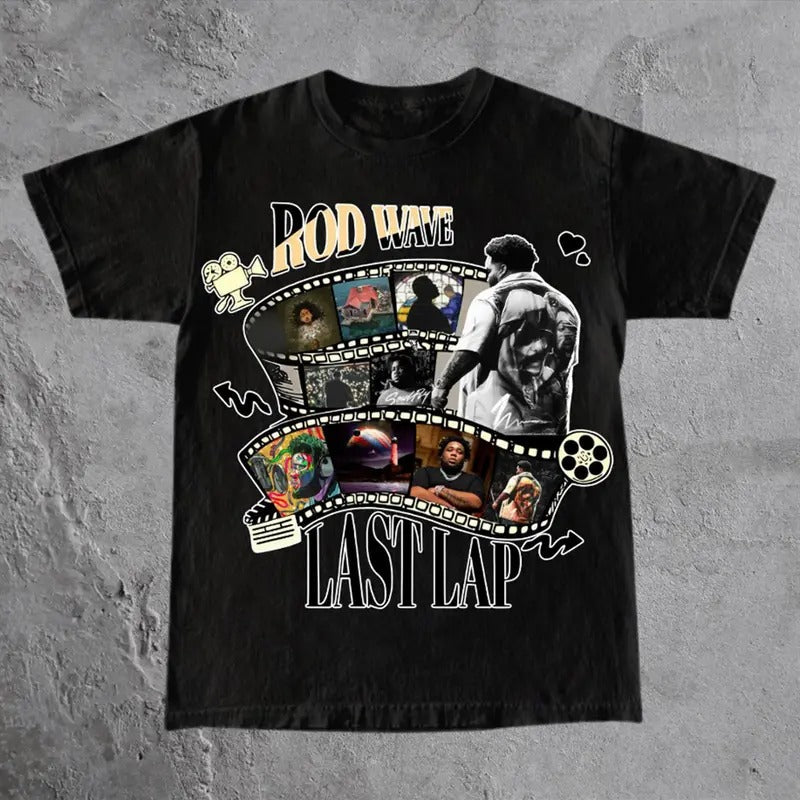 Rod Wave Last Lap Tour 2024 Graphic Tee, Unisex Concert Shirt Hoodie, Sweatshirt | CiraTrend.com