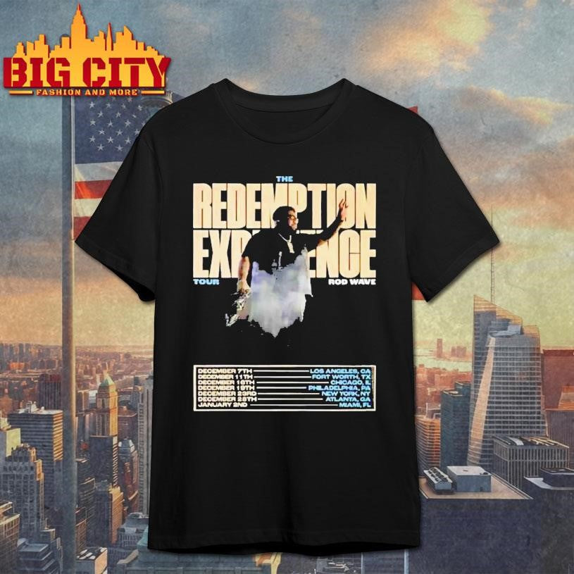 Rod Wave The Redemption Experience Tour Shirt