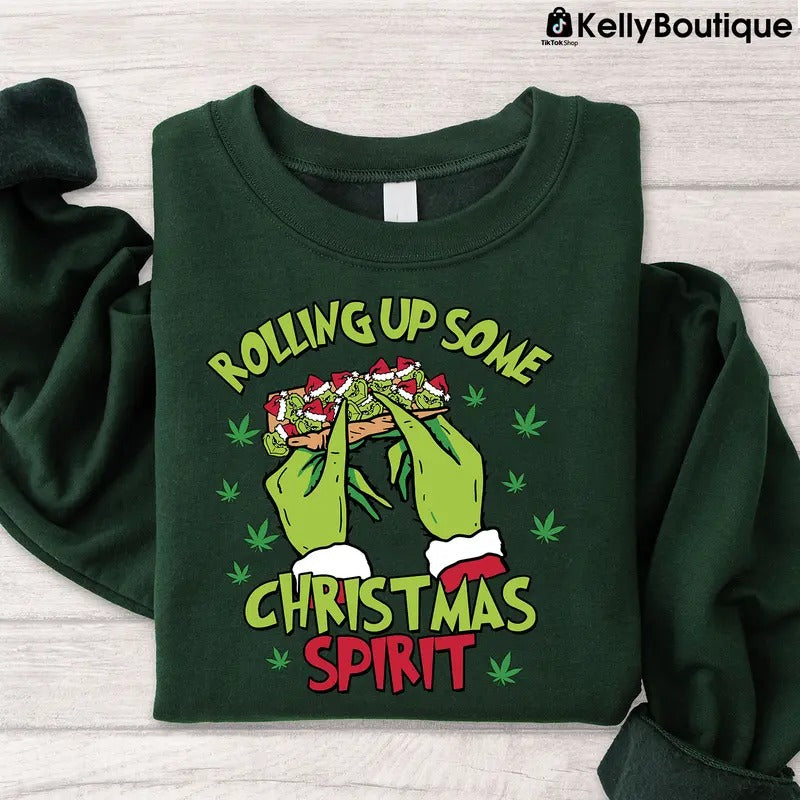 Rolling Christmas Season Graphic Printed Unisex Classic Cotton T-shirt Sweatshirt Hoodie | CiraTrend.com