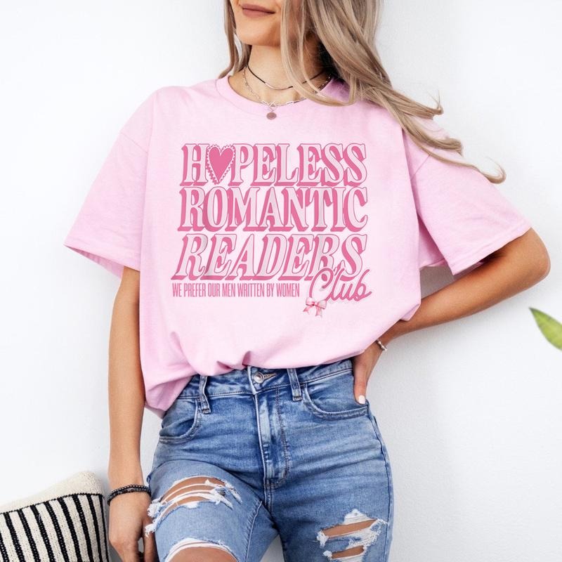 Romance Reader Book Club Shirt, Romance Book Shirt, Bookish, Romance Book Girlie Book Lover Crewneck, Bookish Gift For...